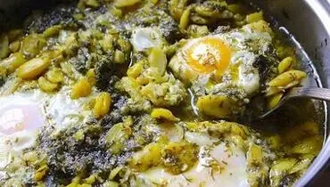 طرز تهیه خورش باقلا قاتق