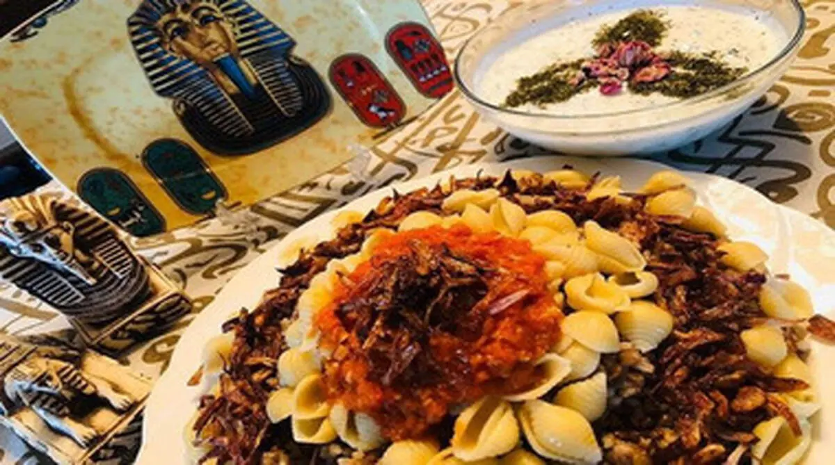 طرز تهیه کوشری مصری لذیذ و خوشمزه
