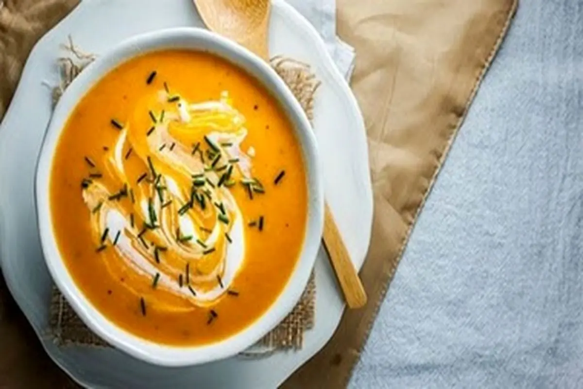 طرز تهیه سوپ هویج و زنجبیل مفید