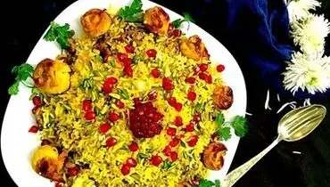 طرز تهیه پسته پلوی خوشمزه و لذیذ