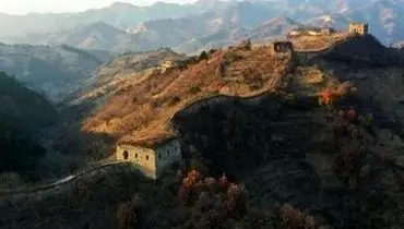 مناظر پاییزی دیوار چین