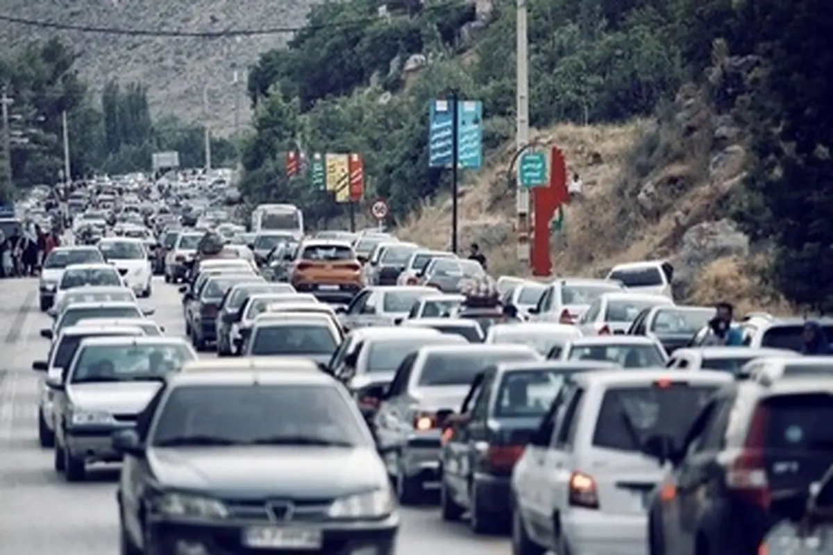 محور چالوس باز شد/ ترافیک سنگین در آزادراه تهران - کرج