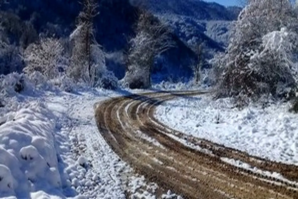 بارش برف و باران در جاده‌های ۱۵ استان / محور شمشک-دیزین مسدود است