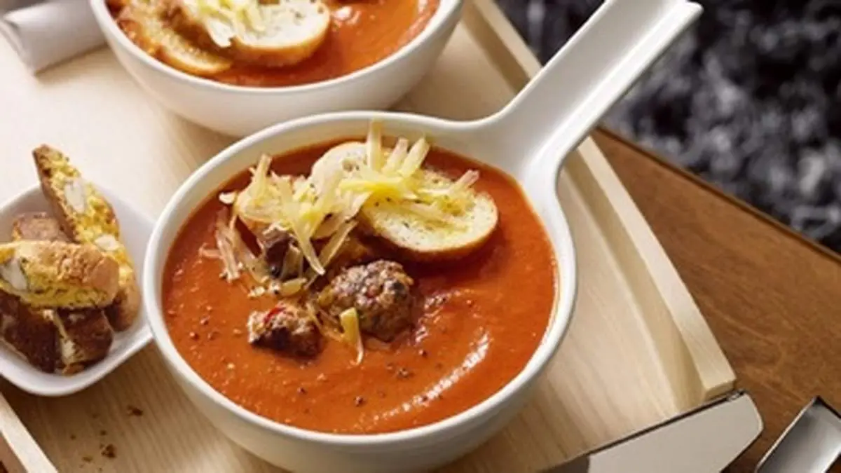 طرز تهیه سوپ کینوا با کوفته قلقلی مقوی