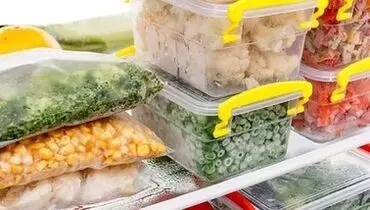 عوارض فریز کردن برخی مواد غذایی