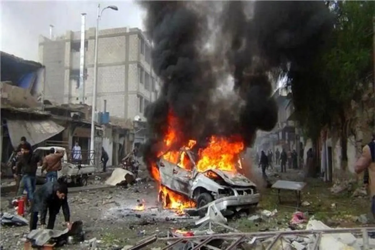 انفجار وحشتناک خودرو بمب‌گذاری شده در سوریه + فیلم