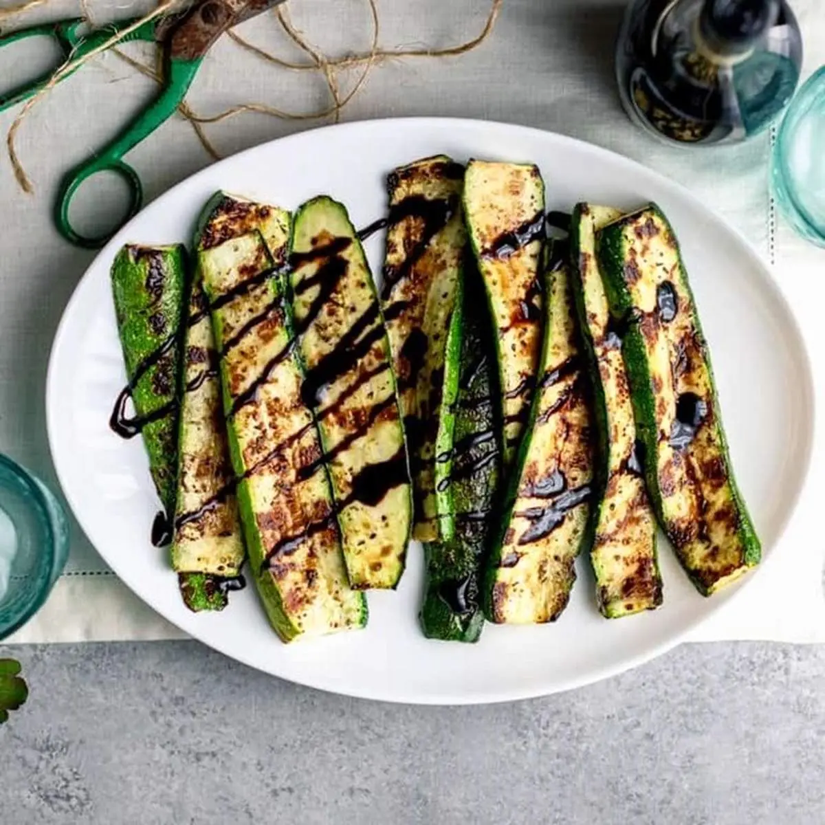 طرز تهیه کدو کبابی مزه دار شده به سبک ایتالیایی
