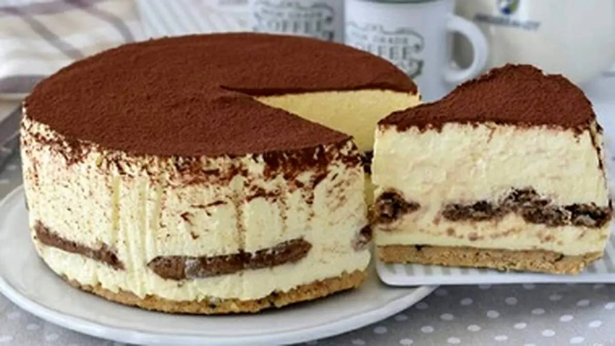 طرز تهیه چیز کیک تیرامیسو یخچالی