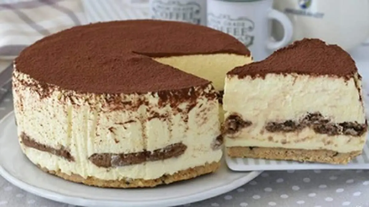 طرز تهیه چیز کیک تیرامیسو یخچالی