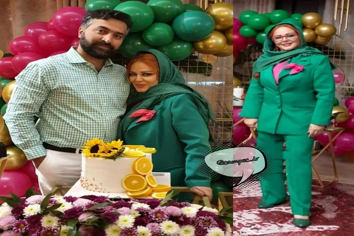 استایل بهاره رهنما در جشن تولد همسرش+ عکس