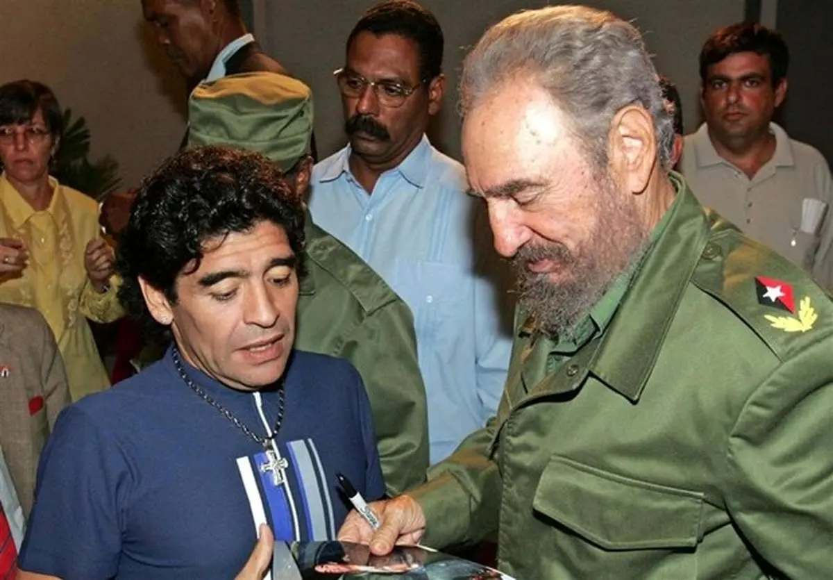 فیدل کاسترو این بار «مارادونا» را نجات نداد!