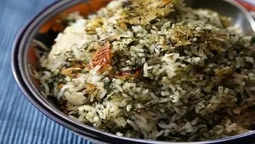 طرز تهیه گشنیز پلو با مرغ، غذای اصیل ایرانی