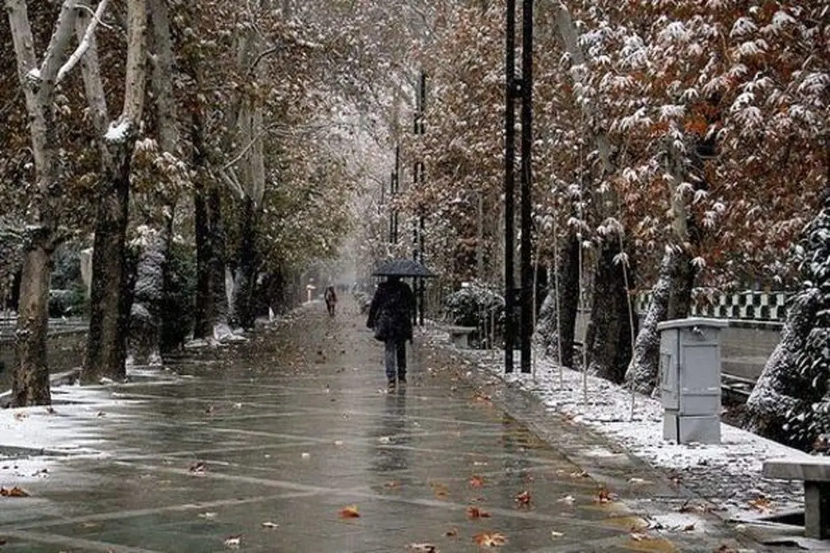 هواشناسی ایران ۹۹/۹/۸| بارش برف و باران در ۲۵ استان/ سامانه بارشی جدید در راه است