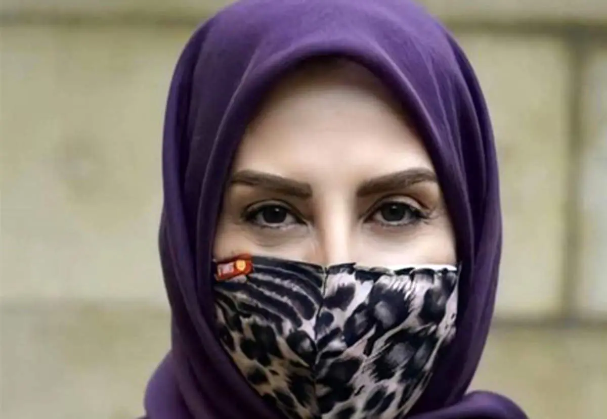 مرجانه گلچین با ماسک پلنگ طوری + عکس