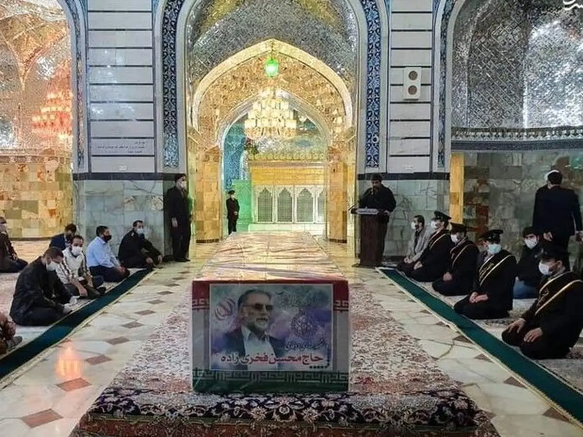 تشییع پیکر شهید محسن فخری‌زاده در قم