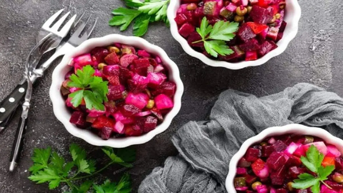 طرز تهیه سالاد لبو روسی و ایرانی