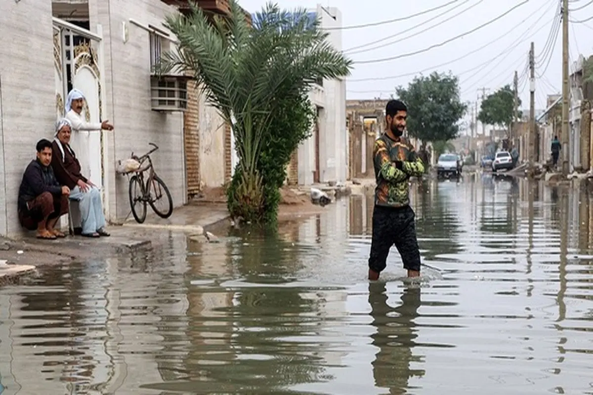 سیلاب و آب گرفتگی در اهواز