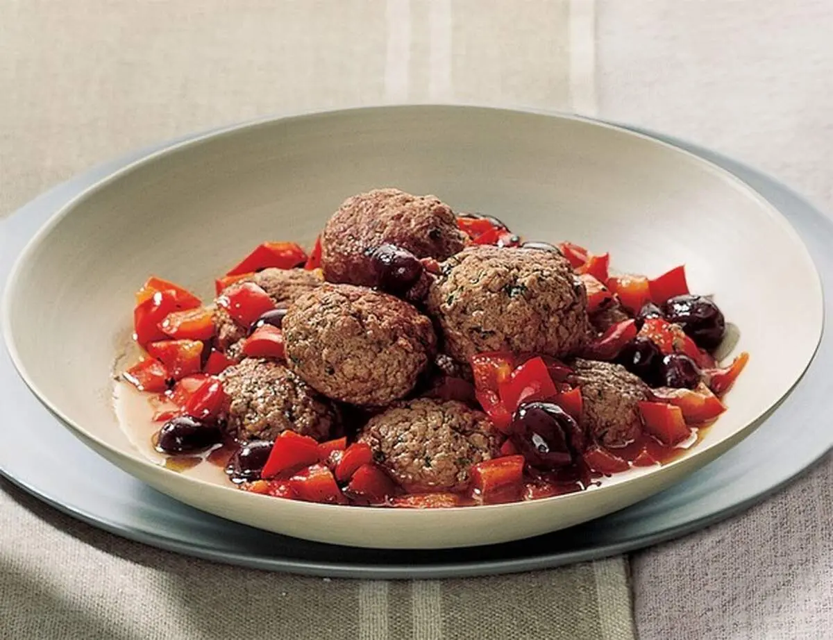 طرز تهیه کوفته گوشت و زیتون