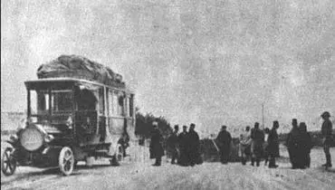 اولین اتوبوسی که وارد ایران شد + عکس