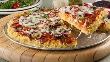 طرز تهیه پیتزا نودل و پپرونی سولیکو