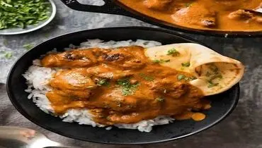 طرز تهیه خورش مرغ هندی با ماست