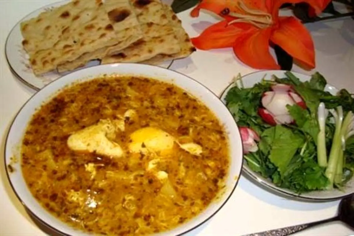 طرز تهیه اشکنه رب انار