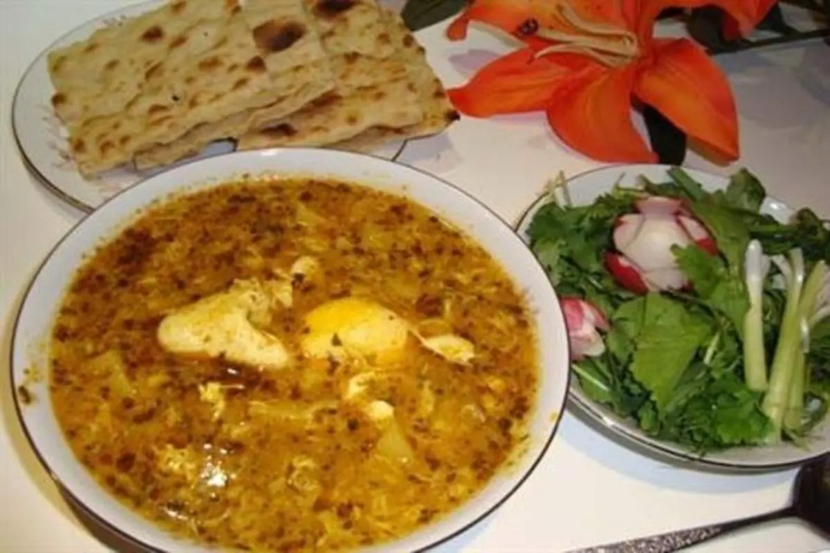 طرز تهیه اشکنه رب انار