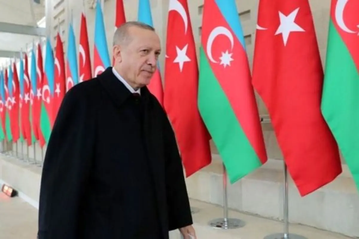 شعرخوانی جنجالی اردوغان برای آذربایجان + فیلم