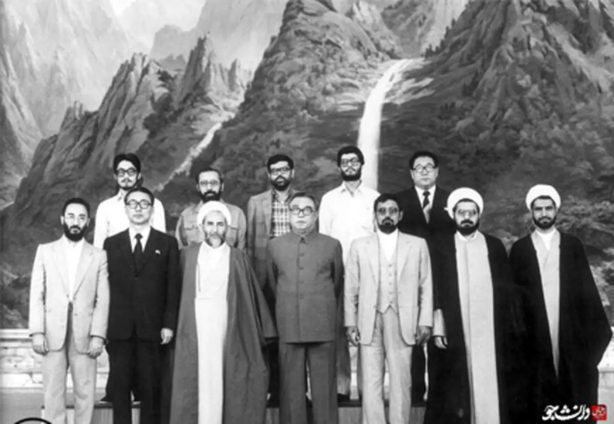 تصویری از سفر مرحوم آیت‌الله یزدی و حسن روحانی به کره‌شمالی