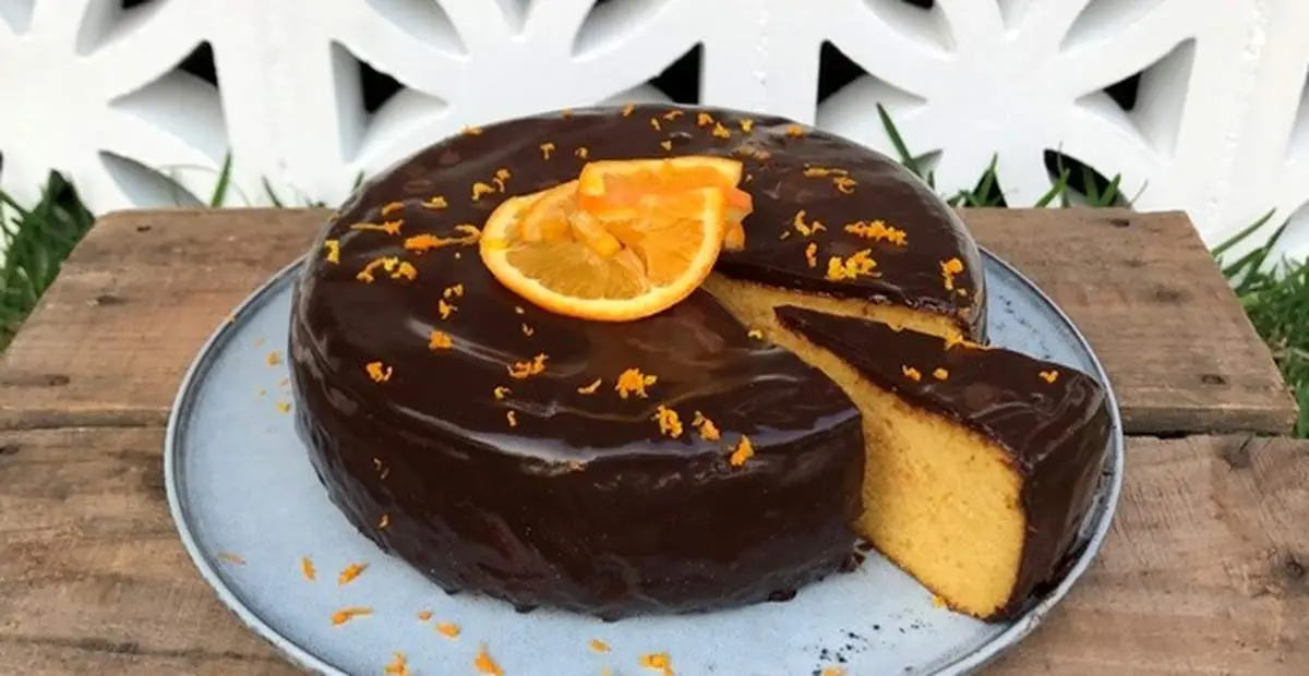 طرز تهیه کیک خیس پرتقالی شکلاتی با فر و بدون فر