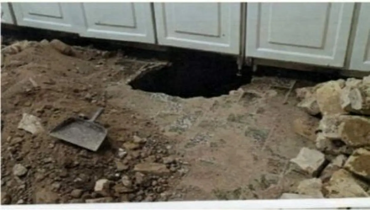 سرقت از منزل همسایه با حفر تونل+ عکس