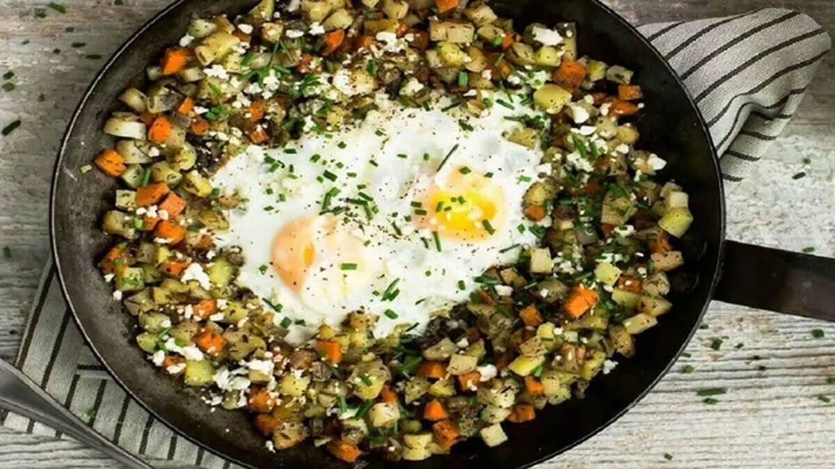 طرز تهیه خوراک شلغم و تخم مرغ فوری