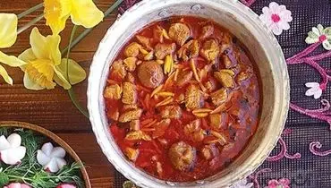 طرز تهیه خورش خلال بادام، غذای محلی لذیذ