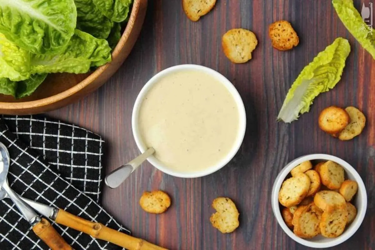 طرز تهیه سس سزار در منزل