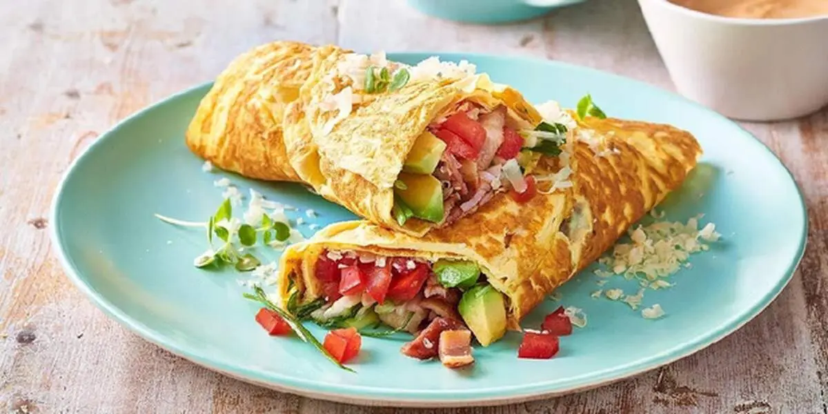 طرز تهیه رول تخم مرغ مکزیکی