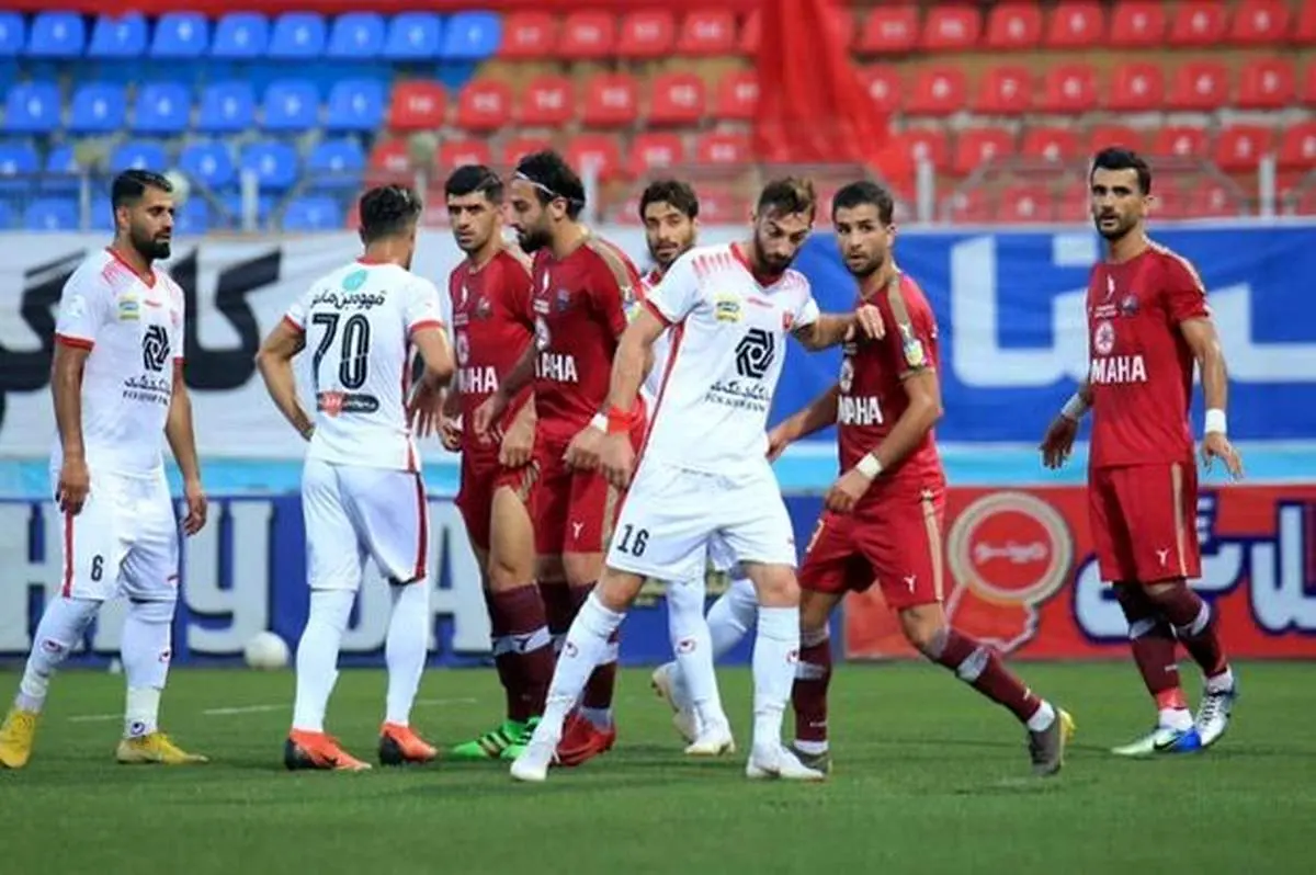 گل اول پرسپولیس به نساجی توسط نعمتی + فیلم