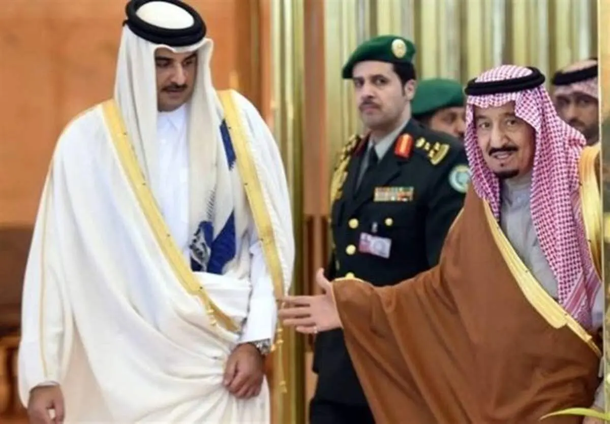 دعوت شاه سعودی از امیر قطر