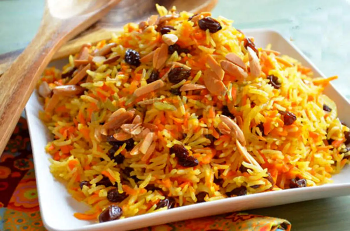 طرز تهیه پلو مخلوط به و هویج، غذایی شیرین