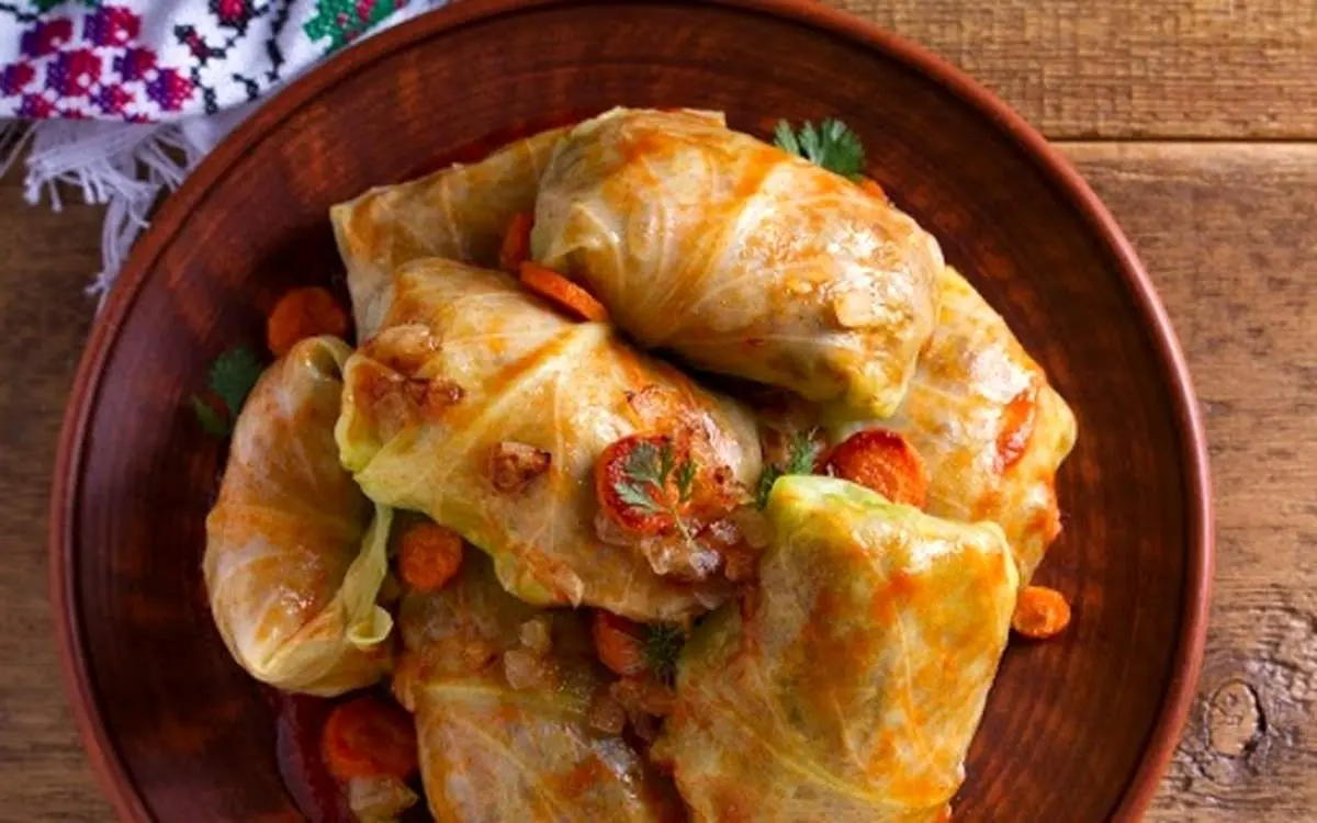 طرز تهیه دلمه کلم رومانیایی