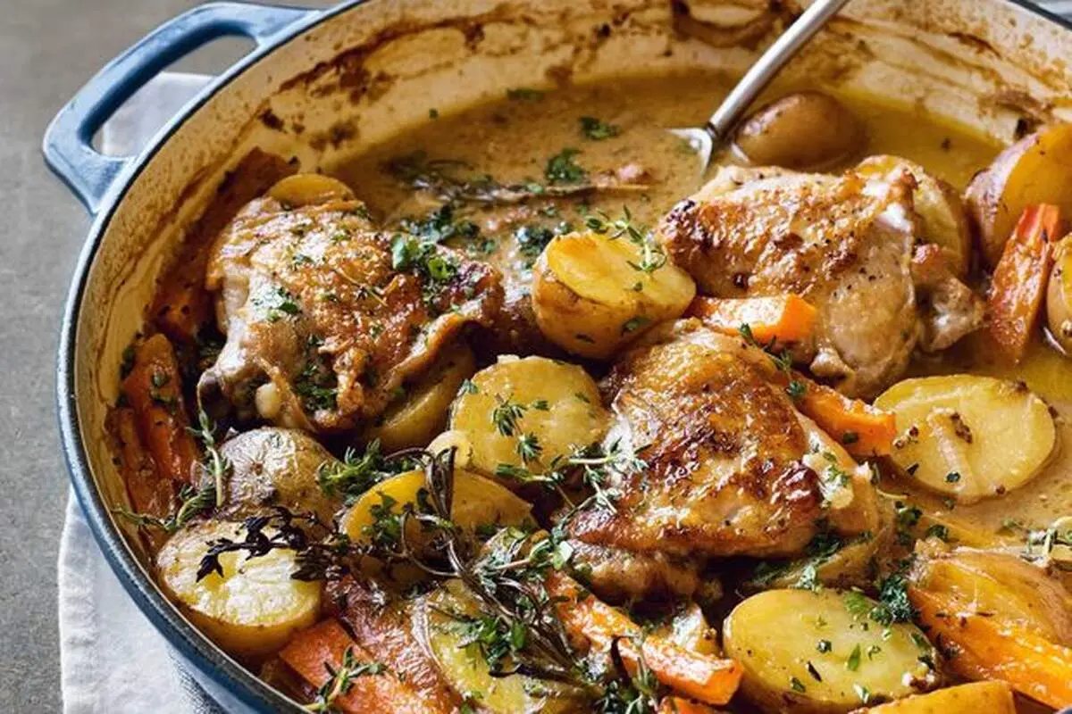 طرز تهیه جوجه کباب فرانسوی خوشمزه