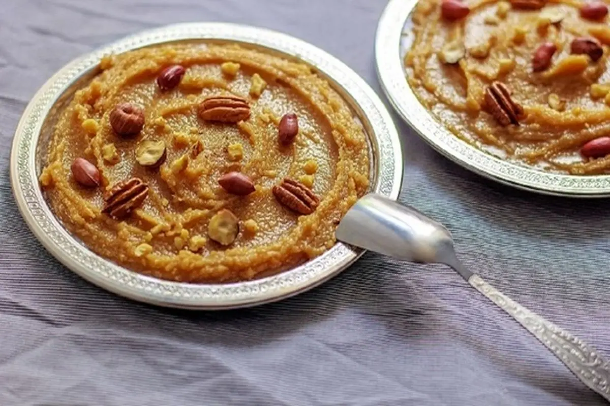 طرز تهیه حلوا بربری یا حلوای جوانه گندم