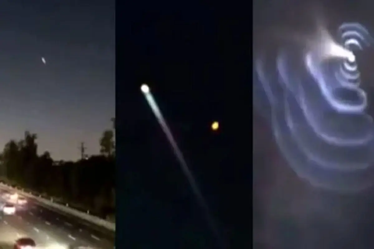 رؤیت موجودات عجیب در نزدیکی موشک Falcon ۹ + عکس و فیلم