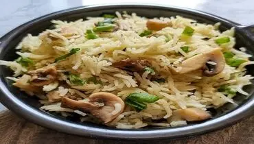 طرز تهیه قارچ پلو خوشمزه به ۳ روش متفاوت