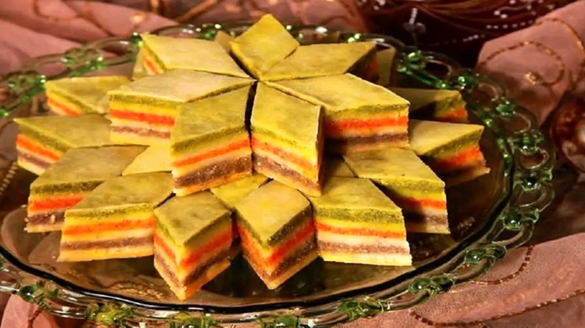 طرز تهیه باقلوا پرچمی قزوین