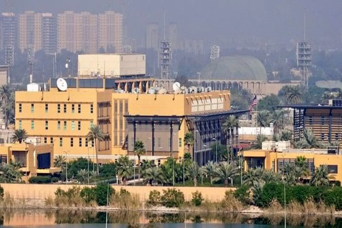 سفارت آمریکا در بغداد:هیچ آمریکایی در حمله راکتی آسیب ندید