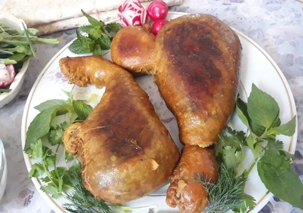 طرز تهیه دلمه سیرابی شکم پر و خوشمزه