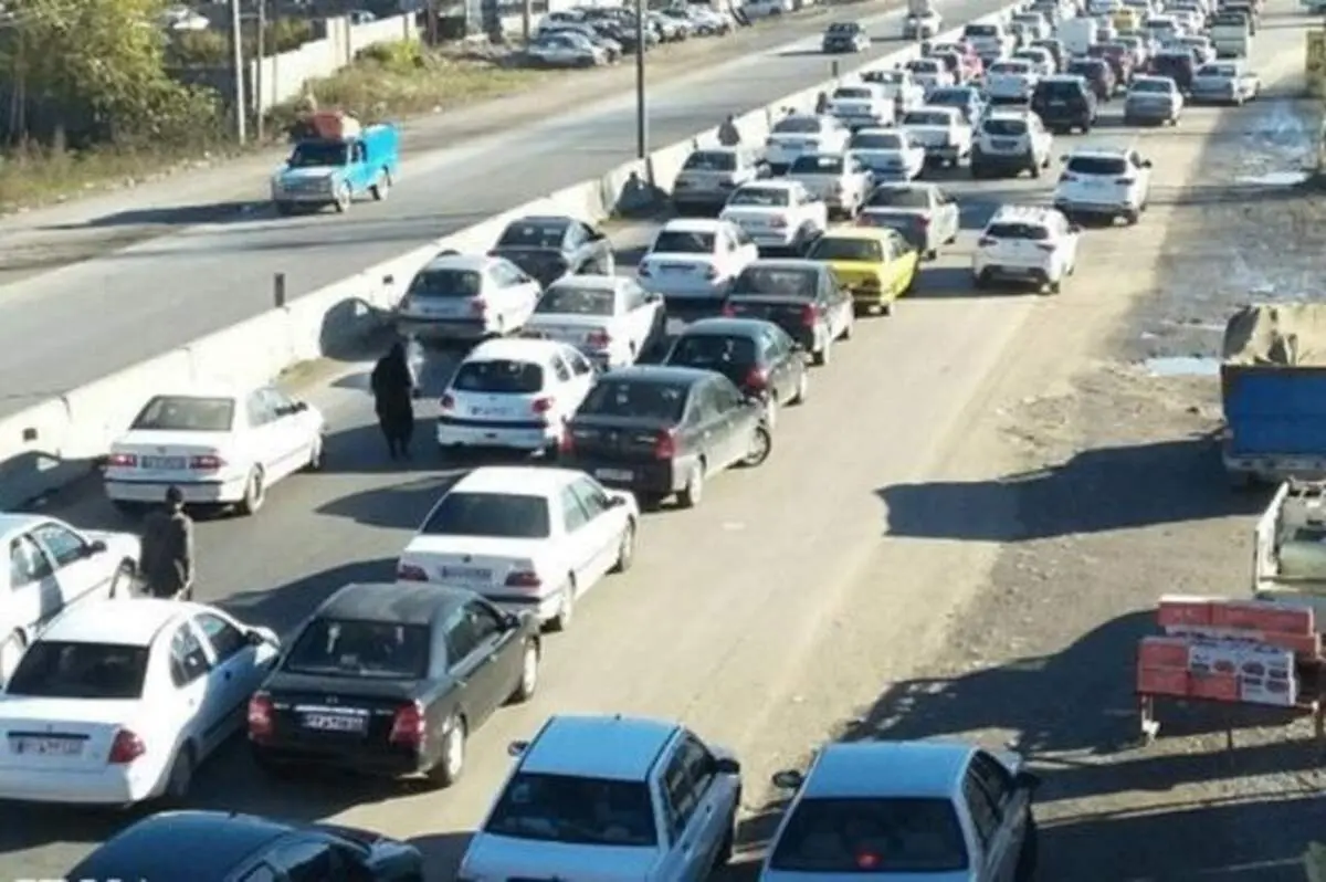 ترافیک سنگین درمحورشهریار/ جو آرام در جاده‌ها