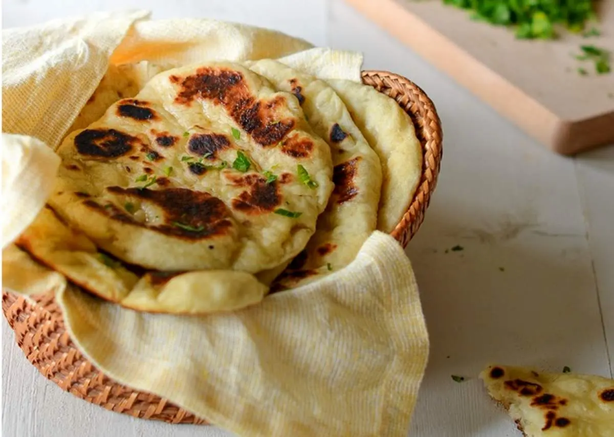 طرز تهیه نان مخصوص هندی خوشمزه در خانه