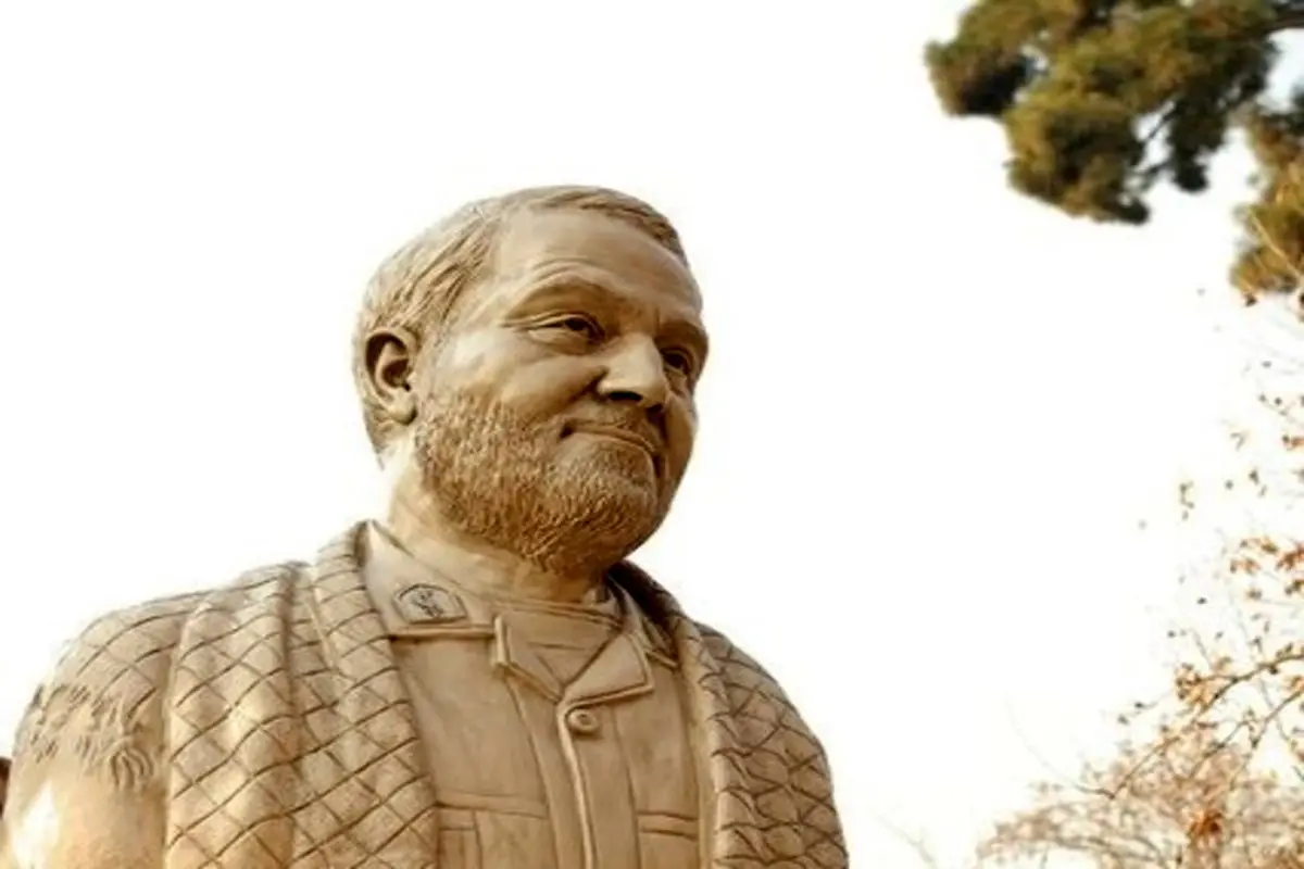 سردیس سردار سلیمانی در بوستان قیطریه نصب شد