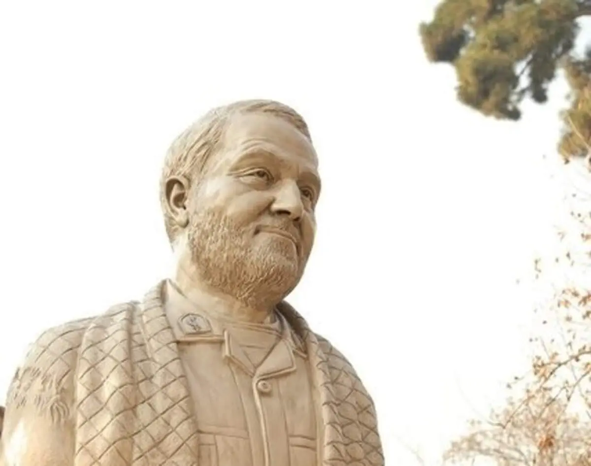 سردیس سردار سلیمانی در بوستان قیطریه نصب شد